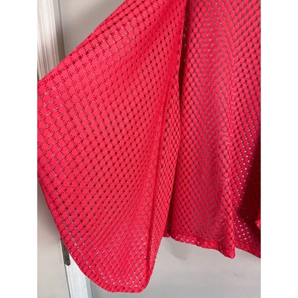 Slinky Brand Top Women L Pink Cardigan Preppy Classic Boho Western Mature Argyle - Picture 2 of 9